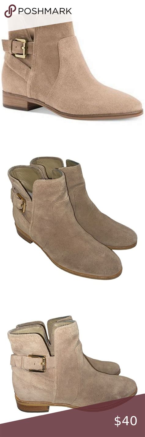 michael kors salem suede booties|Salem Leather Ankle Boot .